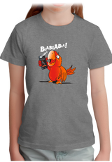 T-Shirt Fille Blablabla le Perroquet