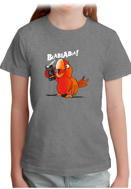 T-Shirt Fille Blablabla dit coco le Perroquet