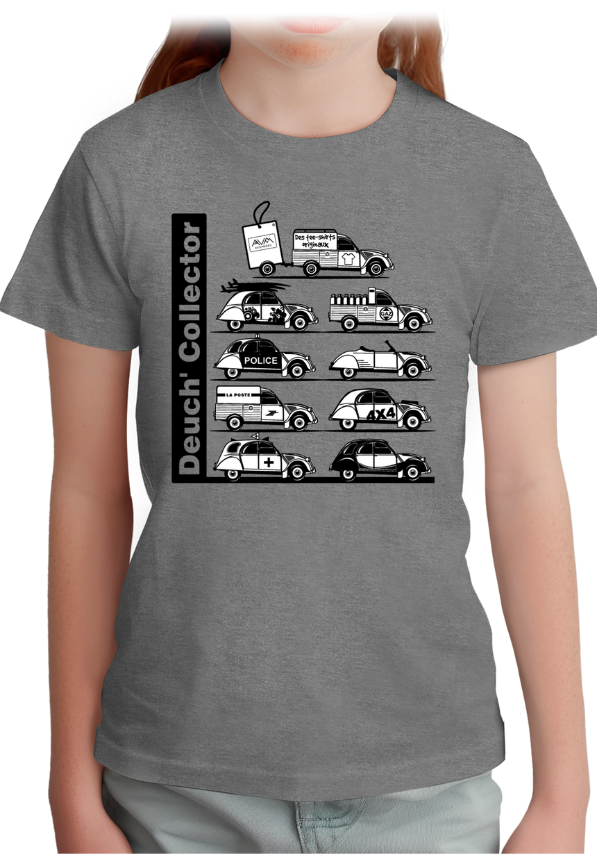 T-Shirt Fille Voiture 2CV Collector