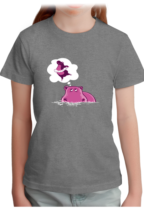 T-Shirt Fille Hippo Danseuse