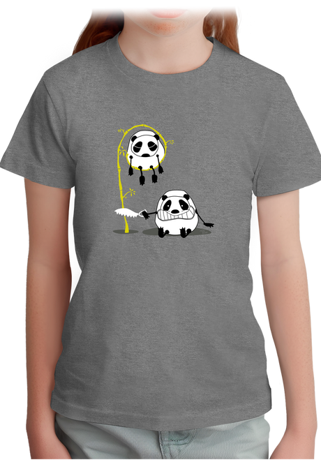 T-Shirt Fille Panda et bambou