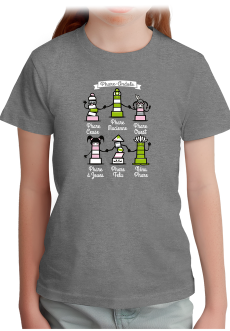 T-Shirt Fille Les 06 phares andoles