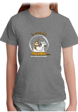 T-Shirt Fille La véritable poule de neige