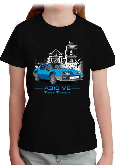 T-Shirt Fille A310 V6 Made in Normandie