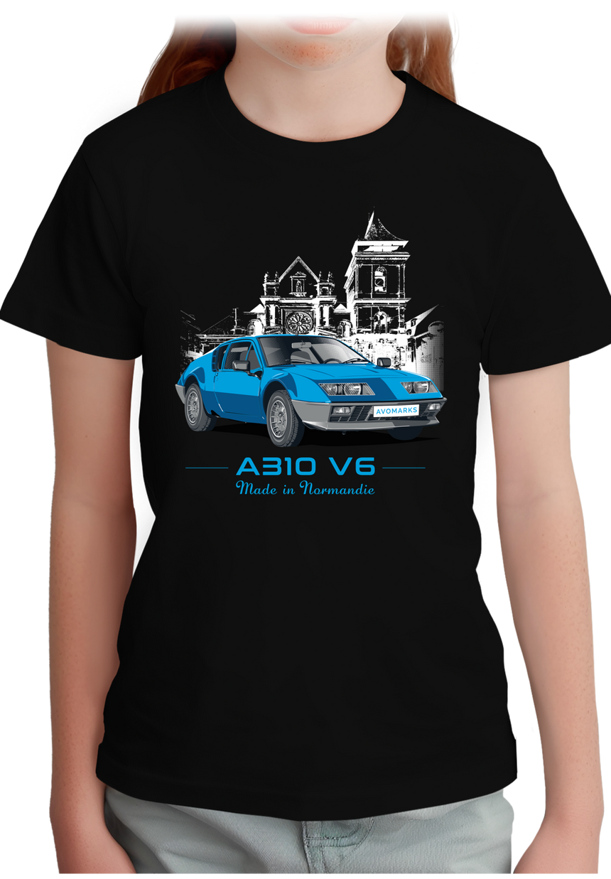 T-Shirt Fille A310 V6 Made in Normandie