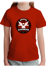 T-Shirt Fille Bad badminton university