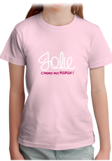 T-Shirt Fille Jolie comme ma maman