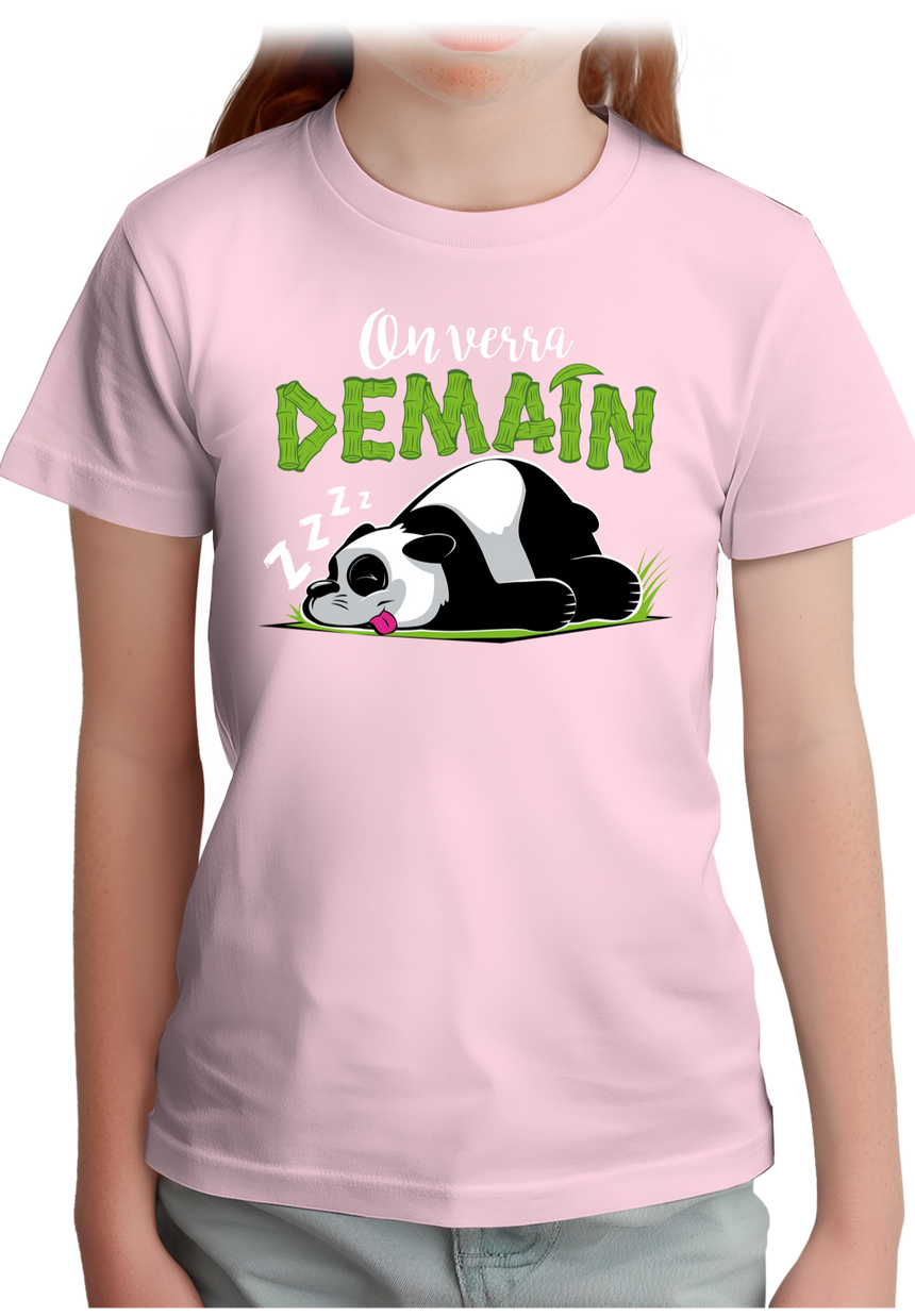 T-Shirt Femme On verra demain