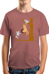 T-Shirt Garçon Basket kangourou et koala