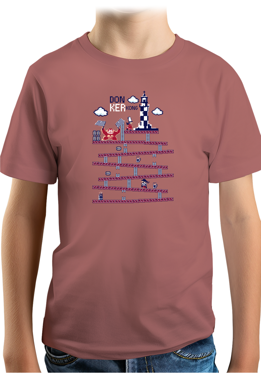 T-Shirt Garçon Jeux Donker Kong Breton