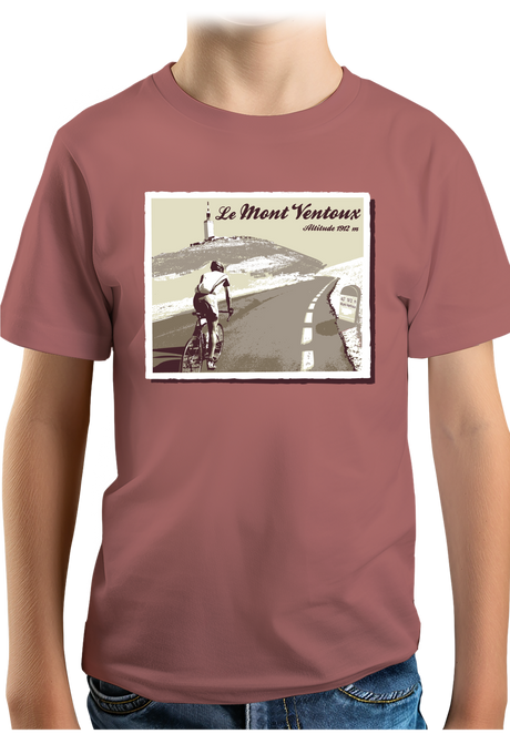 T-Shirt Garçon Le Mont Ventoux en vélo