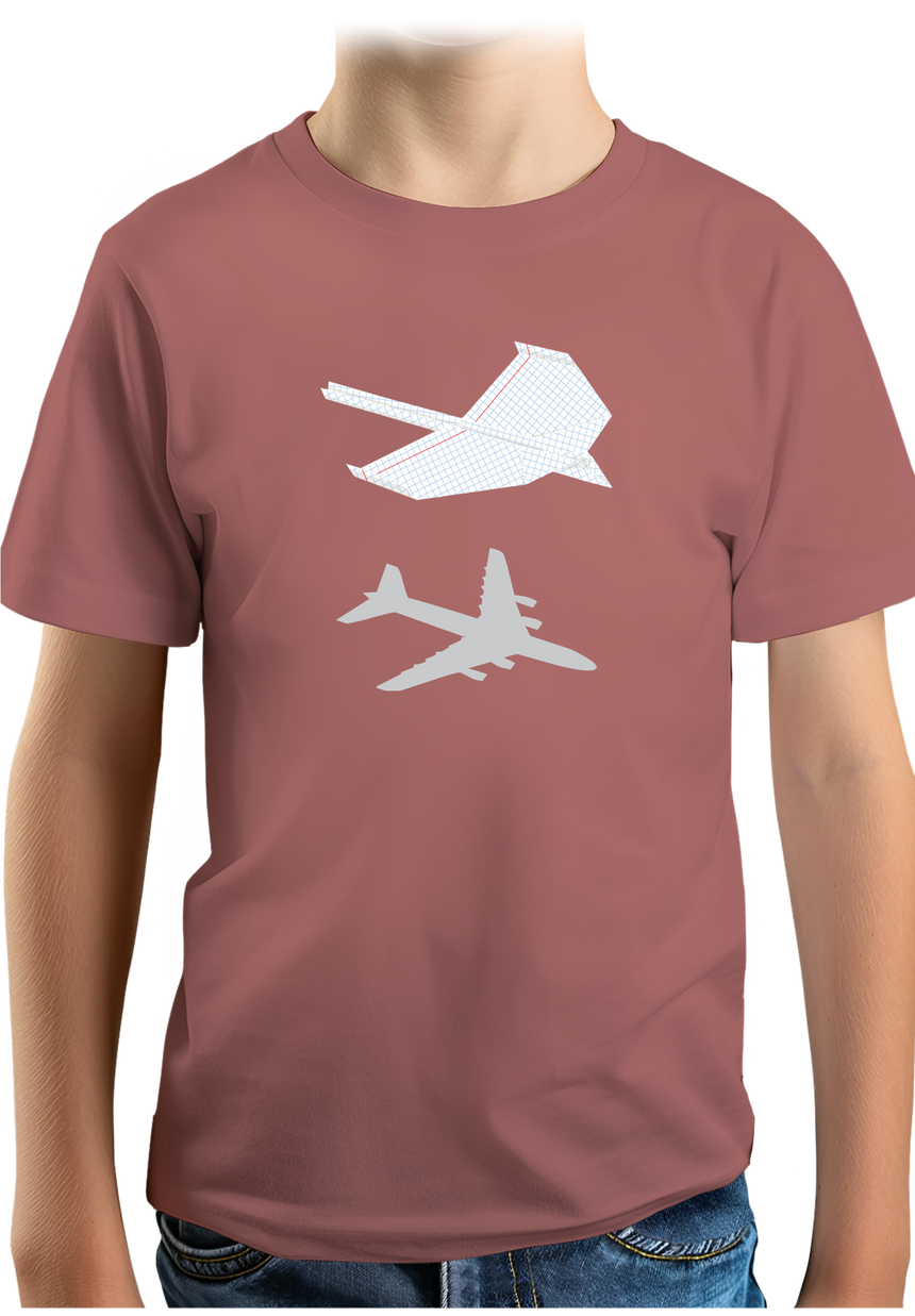 T-Shirt Garçon L'avion en papier