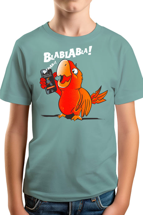 T-Shirt Garçon Blablabla le Perroquet