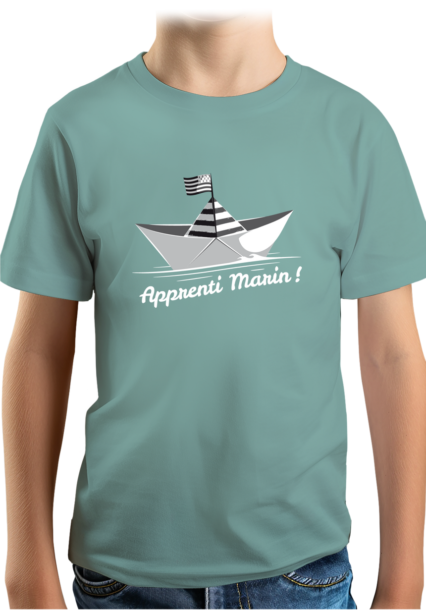 T-Shirt Garçon Petit bateau bzh apprenti marin