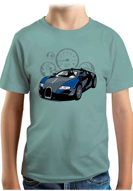 T-Shirt Garçon Voiture Top Speed Bug