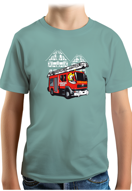 T-Shirt Garçon Les Pompiers Alsacien