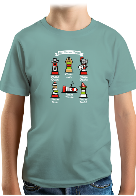 T-Shirt Garçon Les 06 phares felus