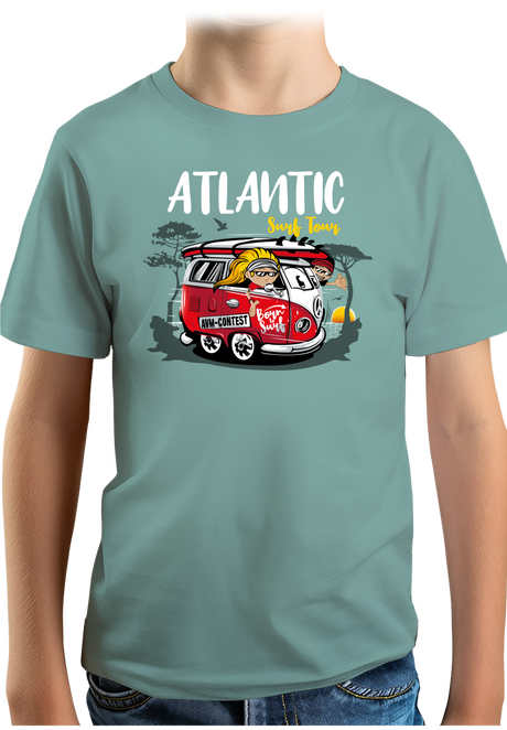 T-Shirt Garçon Le van des surfeurs