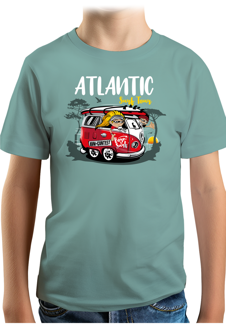 T-Shirt Garçon Le van des surfeurs