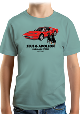 T-Shirt Garçon Zeus et Apollon Voiture Alarme