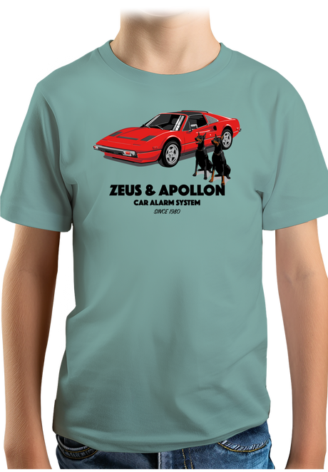 T-Shirt Garçon Zeus et Apollon Voiture Alarme