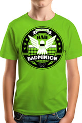 T-Shirt Garçon Bad badminton university