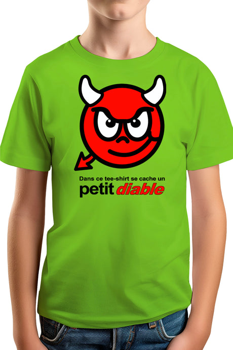 Tee-Shirt Garçon Dans ce tee shirt se cache un petit Diable