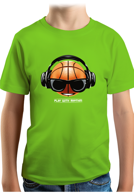 T-Shirt Garçon Play basket with rhythm