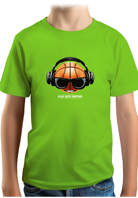 T-Shirt Garçon Play basket with rhythm