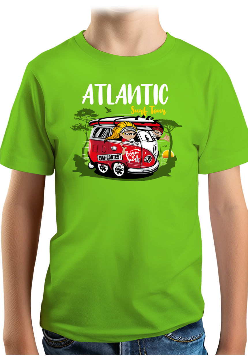 T-Shirt Garçon Le van des surfeurs