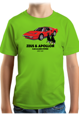 T-Shirt Garçon Zeus et Apollon Voiture Alarme