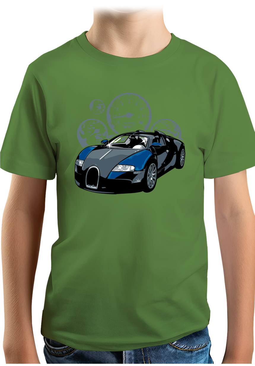 T-Shirt Garçon Voiture Top Speed Bug