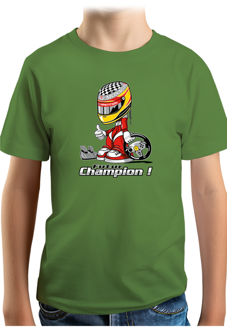 T-Shirt Garçon Futur champion de course