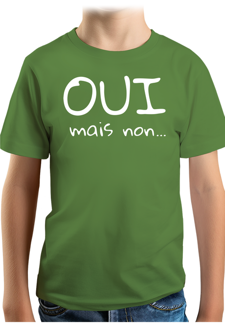 T-Shirt Garçon Oui mais non...