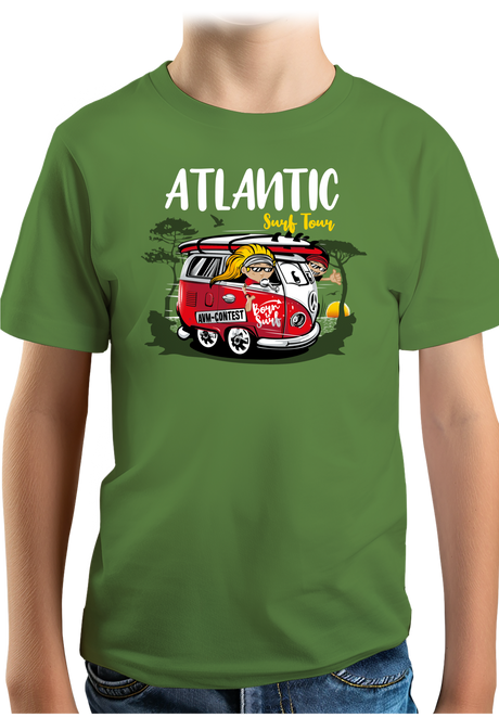 T-Shirt Garçon Le van des surfeurs