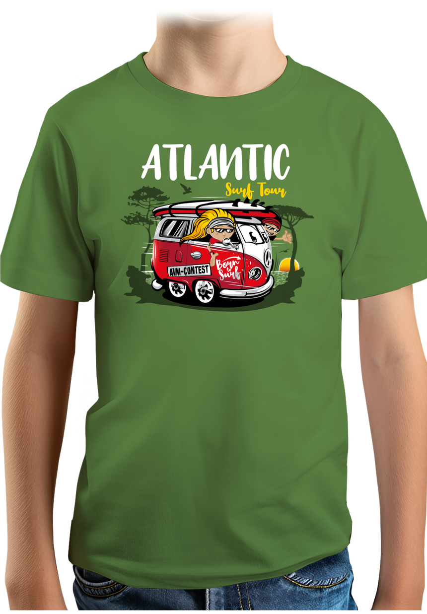 T-Shirt Garçon Le van des surfeurs