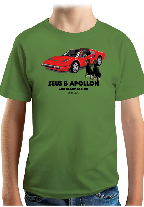 T-Shirt Garçon Zeus et Apollon Voiture Alarme
