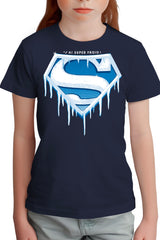 Tee-Shirt Fille Super Froid parodie SUPERMAN