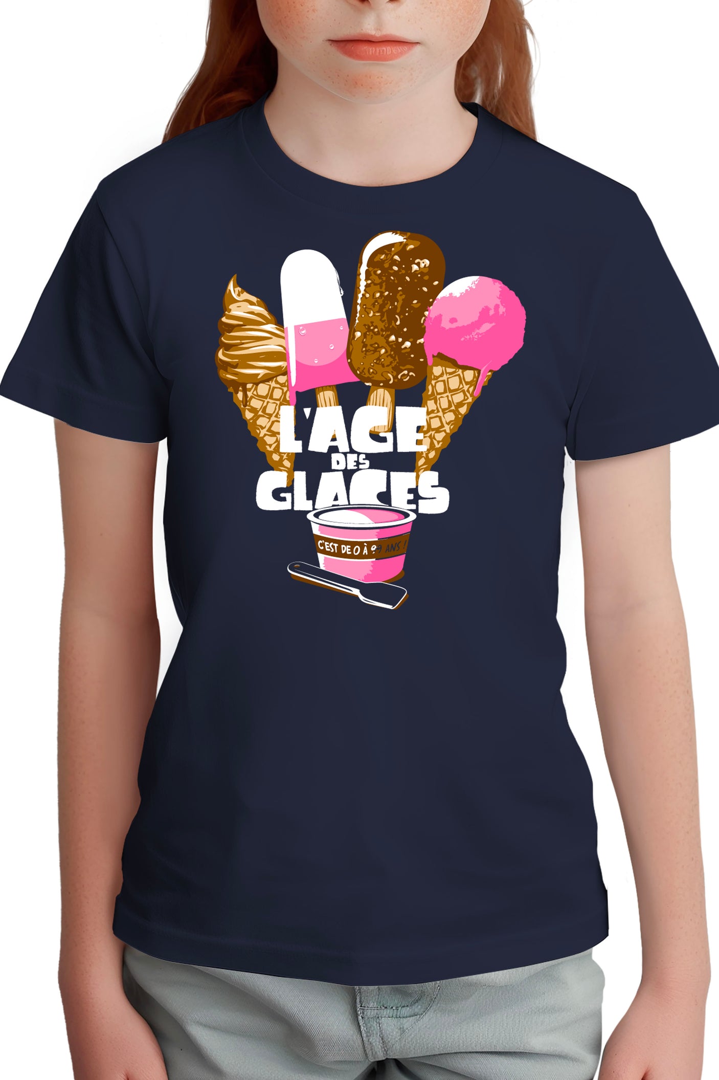 T-Shirt Fille Film L'âge des Glaces Humour