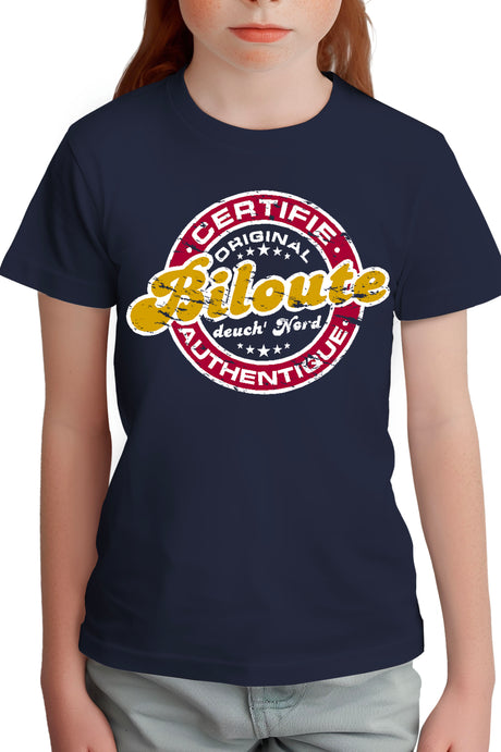 Tee-Shirt Fille Certifie authentique biloute