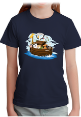 T-Shirt Fille Arche de Noé (Recto/Verso)