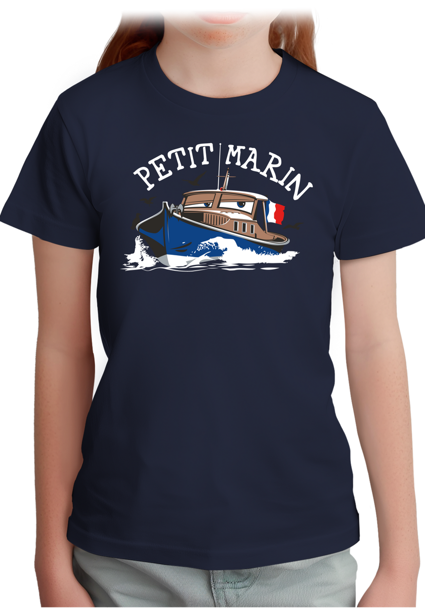 T-Shirt Fille Bateau petit marin film