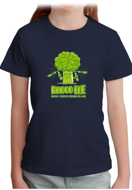 T-Shirt Fille Broco Lee contre 5 fruits et légumes