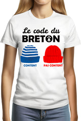 Tee-Shirt Femme L'humeur des bretons