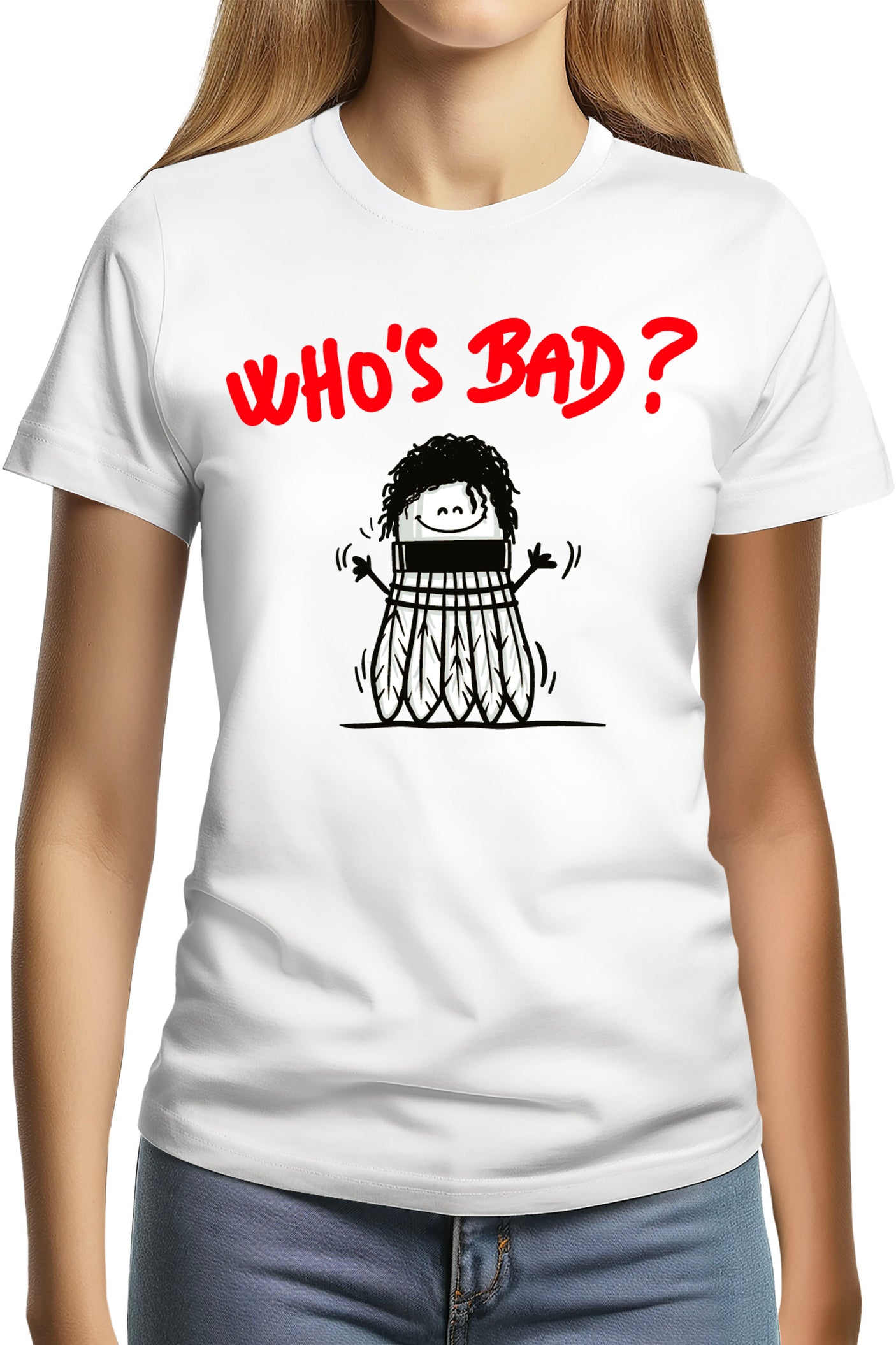 Tee-Shirt Femme Le Badmington fait un hommage à Michael jackson