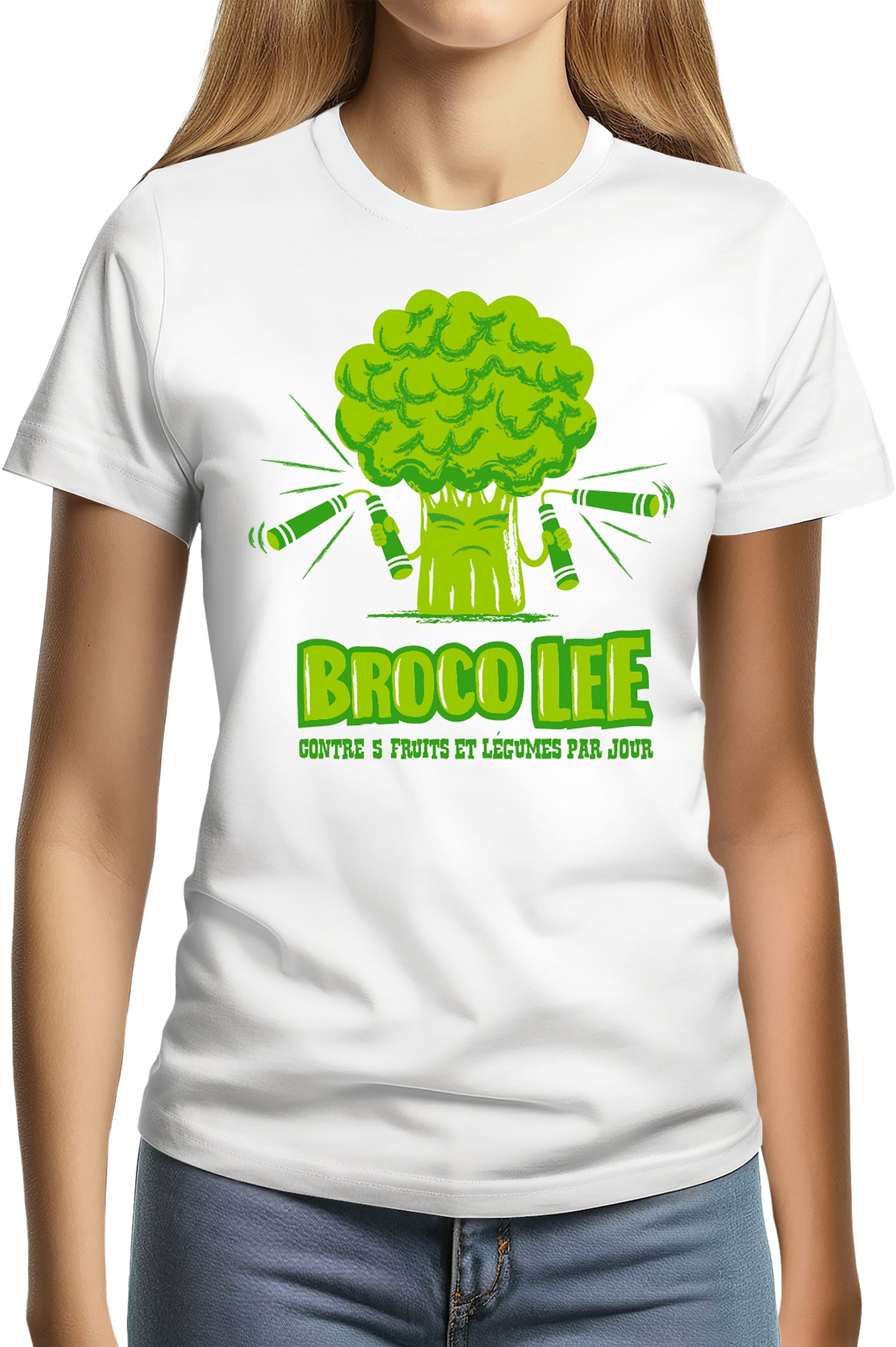 Tee-Shirt Femme Broco Lee 5 fruits et légumes