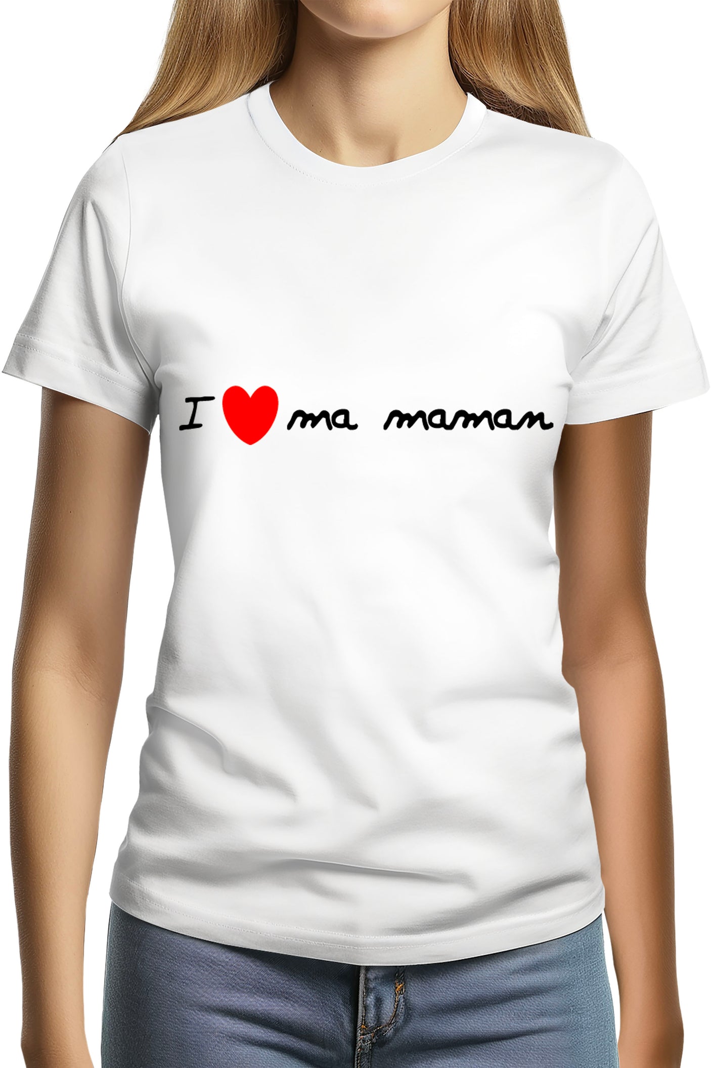 Tee-Shirt Femme I Love Maman