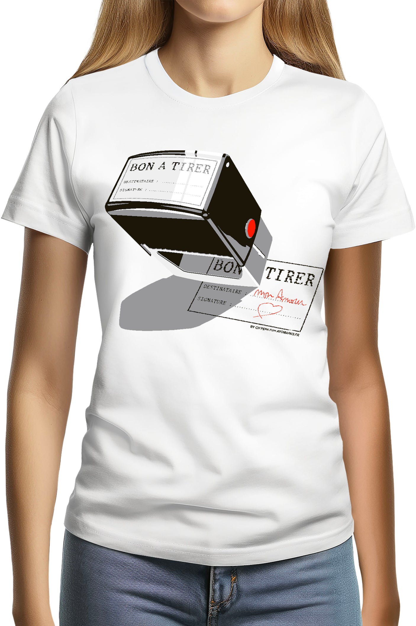Tee-Shirt Femme Bon à tirer mon amour