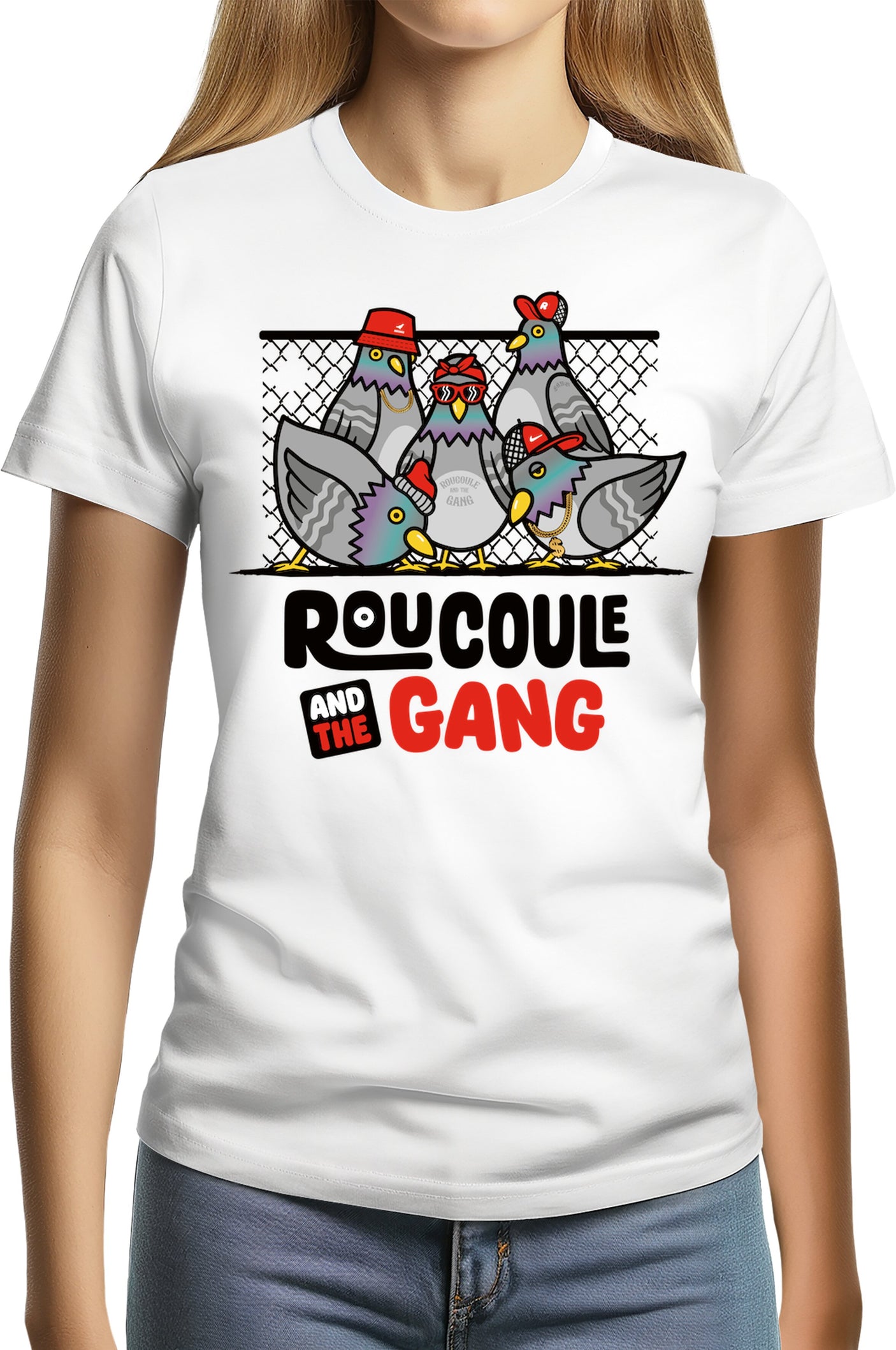 T-Shirt Femme Roucoule & the gang