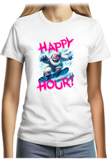 T-Shirt Femme Yeti snow en surf